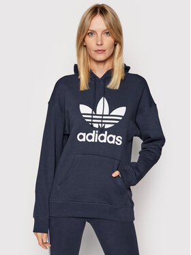 adidas adidas Суитшърт adicolor Trefoil HE6951 Тъмносин Regular Fit