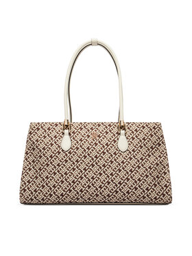 Tommy Hilfiger Tommy Hilfiger Soma Th Grace Satchel Jacquard AW0AW18754 Brūns
