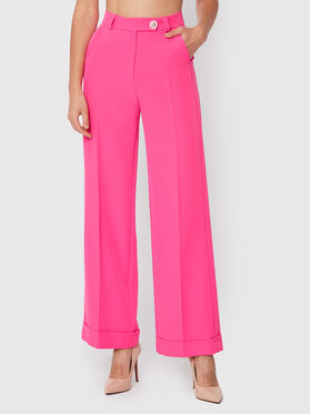 Maryley Maryley Spodnie materiałowe 22IB511/41FU Różowy Regular Fit