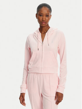 Juicy Couture Juicy Couture Majica dugih rukava Madison JCWA122001 Ružičasta Slim Fit