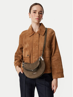 Coccinelle Coccinelle Torebka QKG Coccinellesunup Suede E1 QKG 13 03 01 Khaki