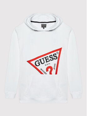 Guess Guess Bluza L2YQ07 KAD70 Biały Oversize