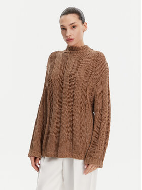 Tommy Hilfiger Tommy Hilfiger Svetr WW0WW44486 Hnědá Relaxed Fit