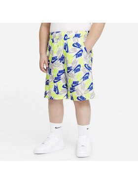Nike Nike Szorty materiałowe Printed Woven Shorts Biały Regular Fit