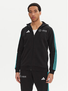 adidas adidas Mikina Mercedes - AMG Petronas Formula One Team DNA JV5437 Čierna Regular Fit