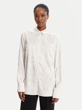 Guess Guess Camicia W5YH40 WFQC2 Écru Regular Fit
