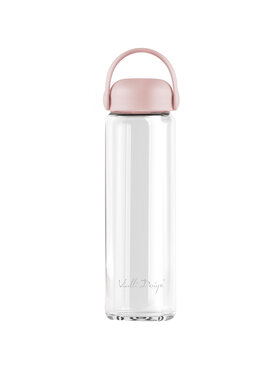 Vialli Design Vialli Design Butelka na wodę SZKLANA BUTELKA NA WODĘ 540ML FUORI RÓŻOWA 30268 Różowy