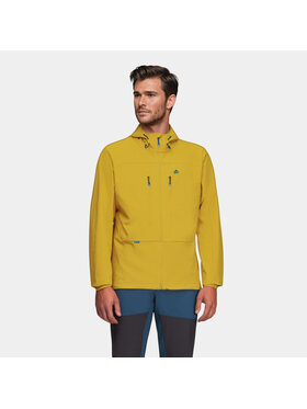 Alpinus Alpinus Kurtka softshell Pourri Żółty Slim Fit