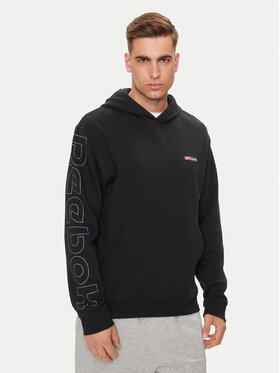 Reebok Reebok Sweatshirt Logo Mash Up 100075616 Schwarz Relaxed Fit