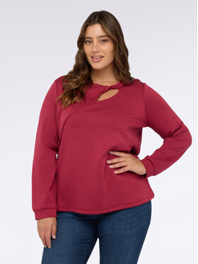 Fiorella Rubino Fiorella Rubino T-shirt G009L008745N016 Bordeaux Slim Fit