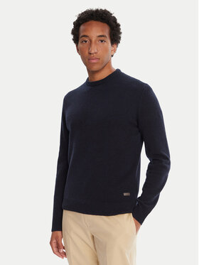 Barbour Barbour Пуловер Patch Crew MKN0584NY91 Тъмносин Regular Fit