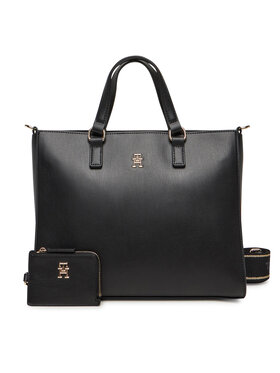 Tommy Hilfiger Tommy Hilfiger Kabelka Th Joy Satchel AW0AW16814 Čierna