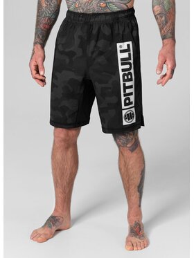 PITBULL PITBULL Szorty Spodenki Czarny Regular Fit