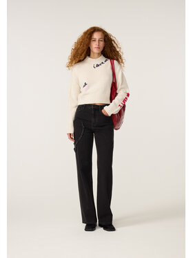 Fabienne Chapot Fabienne Chapot Sweter 6903-1607-175 Biały Regular Fit