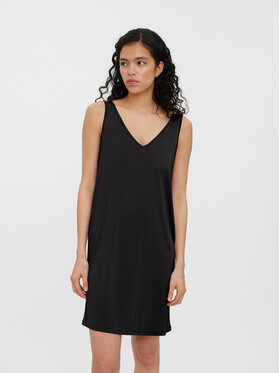 Vero Moda Vero Moda Sukienka codzienna Filli 10265015 Czarny Regular Fit