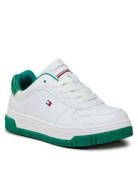 Tommy Hilfiger Tommy Hilfiger Sneakersy Low Cut Lace-Up Sneaker T3X9-32871-1355 M Biela