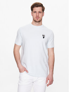 KARL LAGERFELD KARL LAGERFELD Marškinėliai 755027 532221 Mėlyna Regular Fit