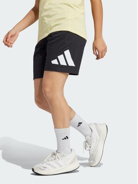 adidas adidas Szorty materiałowe Essentials Czarny Regular Fit