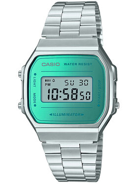 Casio Casio Hodinky A168WEM-2EF Strieborná