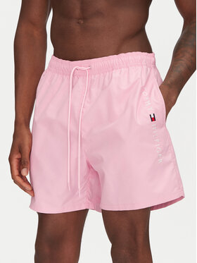 Tommy Hilfiger Tommy Hilfiger Pantaloni scurți pentru înot UM0UM03258 Roz Regular Fit