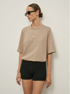 La Mania La Mania T-Shirt LOLA 3 Hnědá Oversize