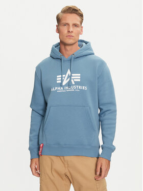 Alpha Industries Alpha Industries Mikina AI.178312-538-L Modrá Regular Fit