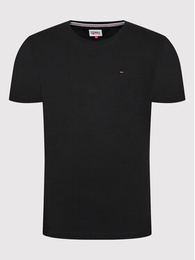 Tommy Jeans Tommy Jeans Тишърт DM0DM04411 Черен Slim Fit