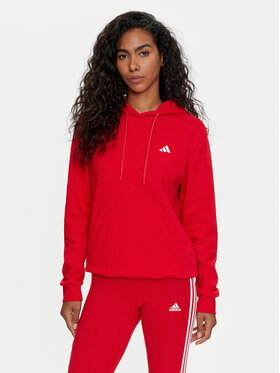 adidas adidas Džemperis ar kapuci Essentials Small Logo IY1648 Sarkans Regular Fit