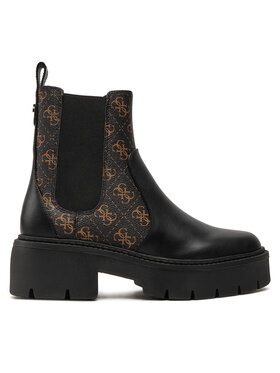 Guess Guess Ghete Jodhpur Shuze FLTSHU ELE10 Negru