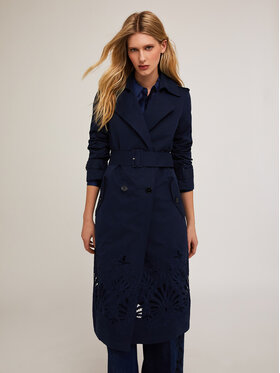 Motivi Motivi Cappotto 0060Q000568N034 Blu Regular Fit
