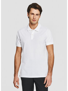 Pako Lorente Pako Lorente Polo P26SN-TX-004 Biały Classic Fit