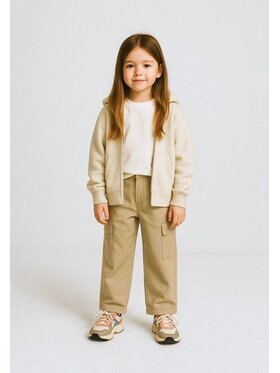 MINOTI MINOTI Spodnie cargo 22pant44 Beżowy Regular Fit