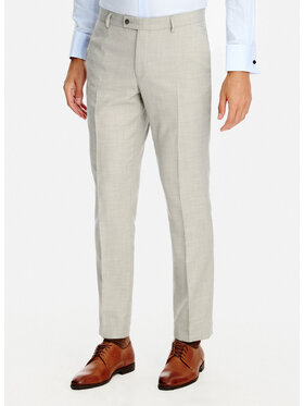 Pako Lorente Pako Lorente Spodnie garniturowe P26SF-6G-016 Szary Slim Fit