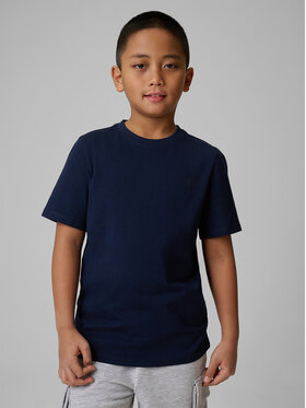 4F 4F T-Shirt BASIC+ Granatowy Regular Fit