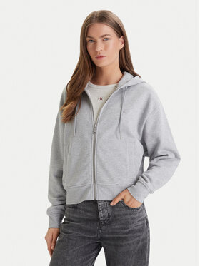Calvin Klein Jeans Calvin Klein Jeans Mikina Monogram LV047F208G Šedá Relaxed Fit