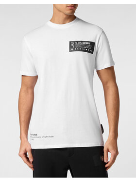 Plein Sport Plein Sport T-Shirt 14263 Biały Regular Fit