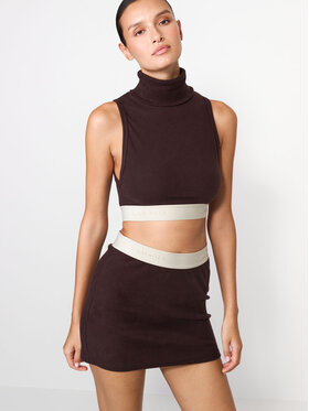 La Mania La Mania Top BELLAROSE Brązowy Basic Fit