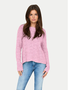 ONLY ONLY Sweter 15234745 Różowy Regular Fit