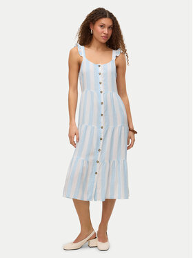 Vero Moda Vero Moda Vasarinė suknelė Linn 10322614 Šviesiai mėlyna Regular Fit