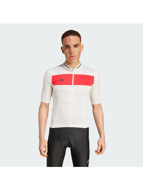 adidas adidas Koszulka rowerowa 143995 Biały Fitted Fit