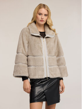 Motivi Motivi Pelliccia 8006Q000251N013 Grigio Over Fit