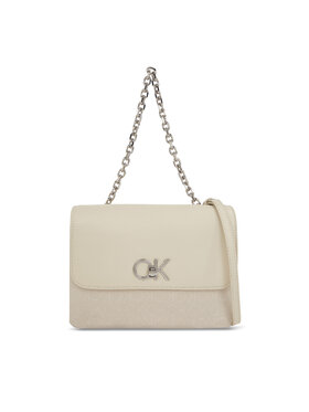 Calvin Klein Calvin Klein Torebka Re-Lock Double Gusett Bag_Jcq K60K611877 Écru