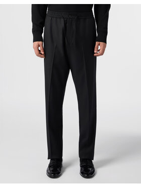PHILIPP PLEIN PHILIPP PLEIN Bavlnené nohavice 31033 Čierna Regular Fit