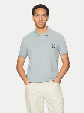 Calvin Klein Jeans Calvin Klein Jeans Tricou polo Monologo J30J325664 Albastru Regular Fit