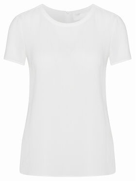 BOSS Boss Bluzka Ilyna 50291057 Biały Regular Fit
