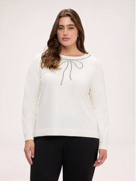 Fiorella Rubino Fiorella Rubino Maglione M520L008810N011 Bianco Regular Fit