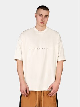 MADE BY SOCIETY MADE BY SOCIETY T-Shirt Tricou Ribbed - T17099 Beżowy Basic Fit