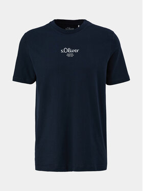 s.Oliver s.Oliver T-Shirt 2140013 Niebieski Regular Fit