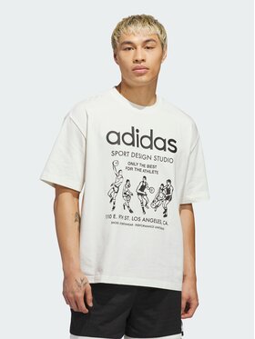 adidas adidas T-Shirt 158685 Biały Oversize