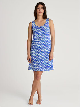 Calida Calida Nočná košeľa 33253 Modrá Comfortable Fit